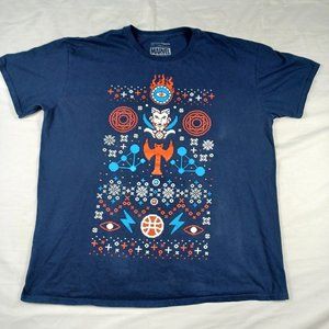 Marvel Lootcrate Exclusive Men's Size 2XL Strange Ugly Christmas Sweater T-Shirt